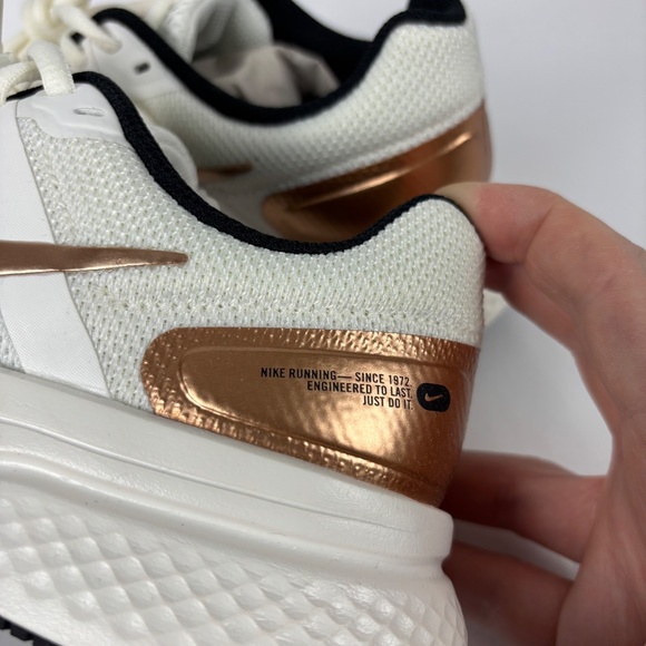 Nike, Run Swift 2, Sail White/Metallic Copper Running Shoes Sizes 7 W - 5.5 M - Picture 7 of 10